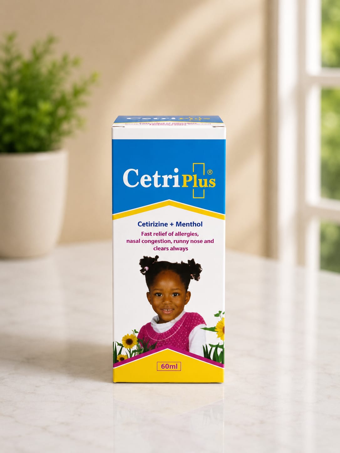 CETRIPLUS  (CETRIZINE)   5MG/5ML 60ML